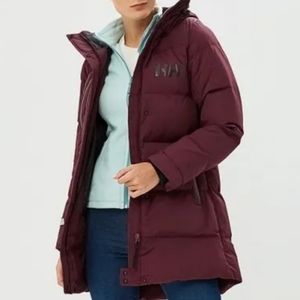 EUC Helly Hansen Adore Puffy Parker. Wine/Burgandy XL.